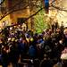 A crowd gathers in Kerrytown to witness the holiday tree lighting on Sunday. Santa said this was the biggest audience he has seen in the last few years. Daniel Brenner I AnnArbor.com